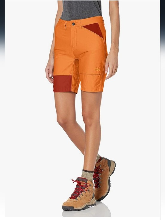 Outdoor Research Pants - Outdoor Research Quarry Orange Shorts Size 6